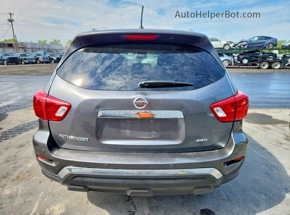 5N1DR2MM9JC655608 2018 NISSAN PATHFINDER Gray Widok z tyłu