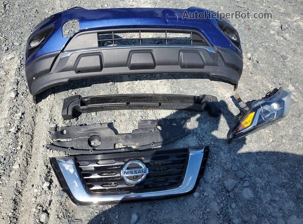 5N1DR2MM9KC604157 2019 NISSAN PATHFINDER Blue VIN კოდის სტიკერის ხედი