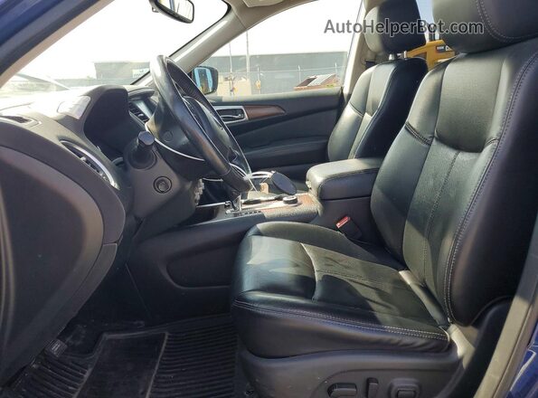 5N1DR2MM9KC604157 2019 NISSAN PATHFINDER Blue წინა სალონის ხედი