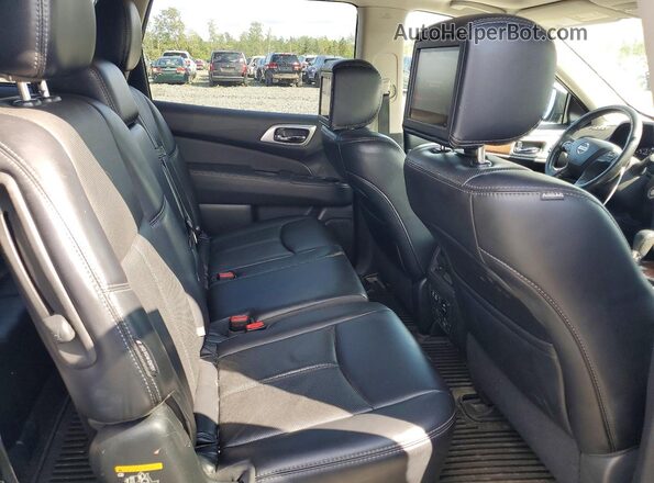 5N1DR2MM9KC604157 2019 NISSAN PATHFINDER Blue უკანა სალონის ხედი