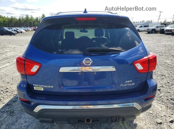 5N1DR2MM9KC604157 2019 NISSAN PATHFINDER Blue უკანა ხედი