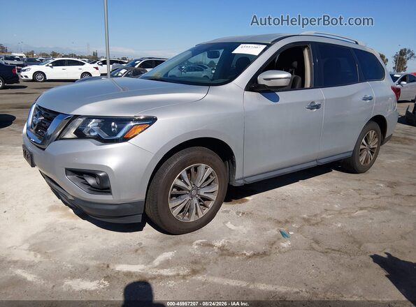 5N1DR2MM9KC605177 2019 NISSAN PATHFINDER Silver Vista tres cuartos delantera izquierda