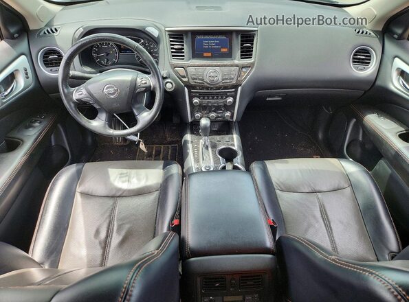 5N1DR2MM9KC649681 2019 NISSAN PATHFINDER Gray Dashboard view