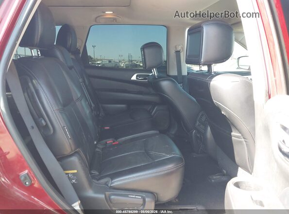 5N1DR2MM9KC651558 2019 NISSAN PATHFINDER Red VIN կոդի պիտակի տեսք