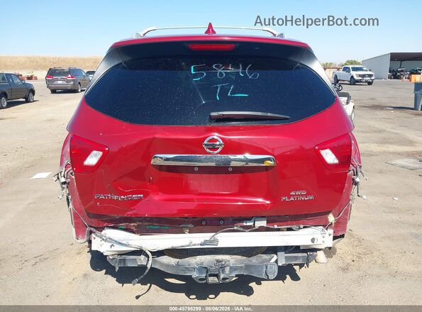 5N1DR2MM9KC651558 2019 NISSAN PATHFINDER Red 