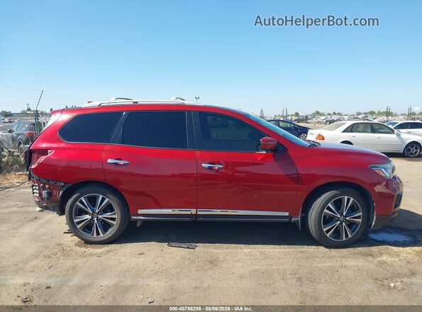 5N1DR2MM9KC651558 2019 NISSAN PATHFINDER Red Սալոնի հետևի տեսք