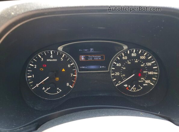 5N1DR2MMXHC635121 2017 NISSAN PATHFINDER White Widok zestawu wskaźników
