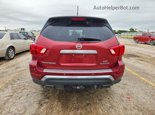5N1DR2MMXHC659693 2017 NISSAN PATHFINDER Red უკანა ხედი