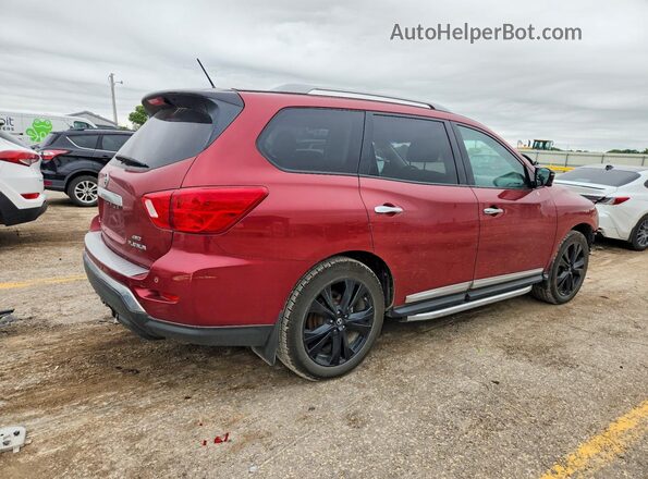 5N1DR2MMXHC659693 2017 NISSAN PATHFINDER Red უკანა მარჯვენა