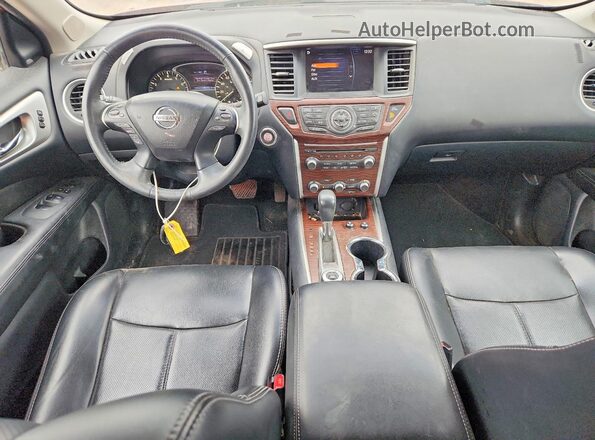5N1DR2MMXHC659693 2017 NISSAN PATHFINDER Red წინა პანელის ხედი