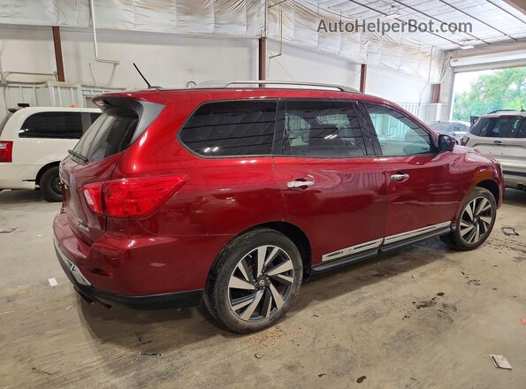 5N1DR2MMXJC625341 2018 NISSAN PATHFINDER Burgundy Tył prawy