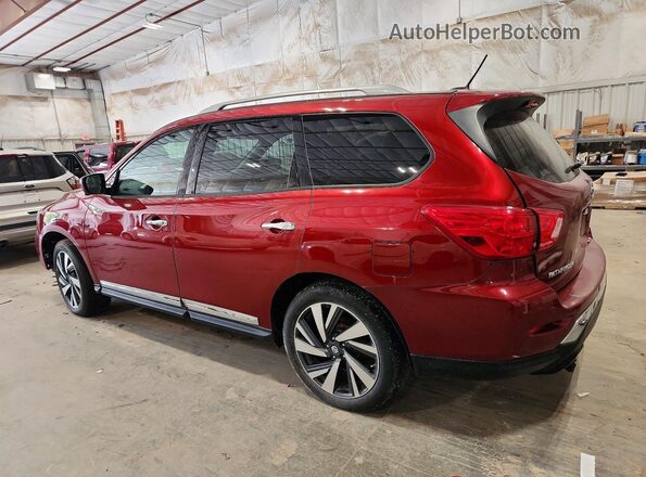 5N1DR2MMXJC625341 2018 NISSAN PATHFINDER Burgundy Tył lewy
