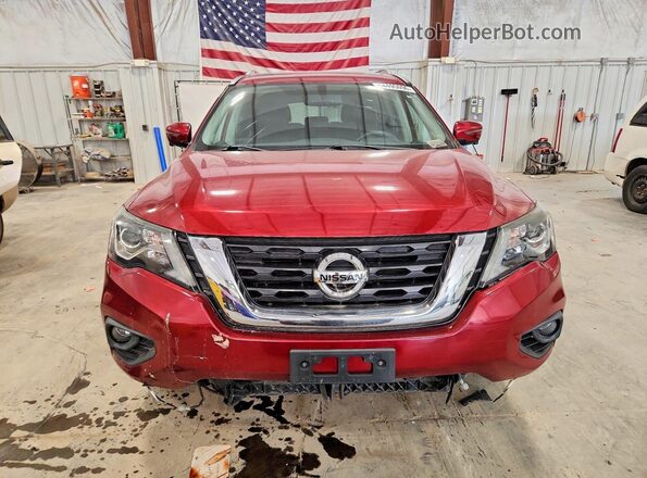 5N1DR2MMXJC625341 2018 NISSAN PATHFINDER Burgundy Widok z przodu