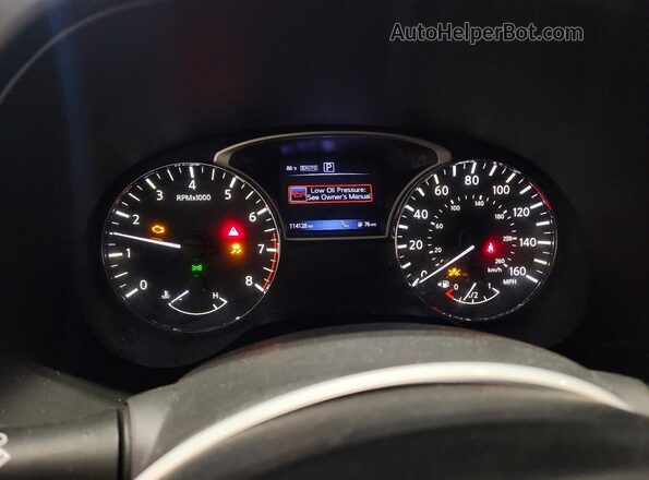 5N1DR2MMXJC625341 2018 NISSAN PATHFINDER Burgundy Widok zestawu wskaźników