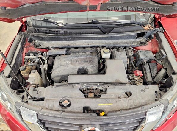 5N1DR2MMXJC625341 2018 NISSAN PATHFINDER Burgundy Widok komory silnika