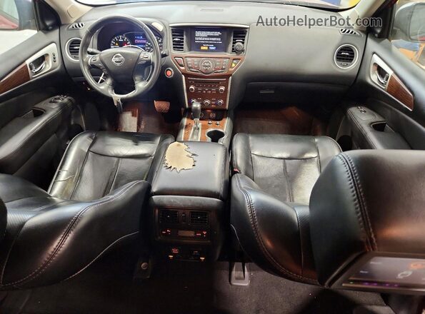 5N1DR2MMXJC625341 2018 NISSAN PATHFINDER Burgundy Widok deski rozdzielczej