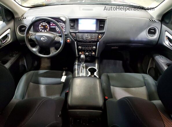5N1DR2MMXJC664091 2018 NISSAN PATHFINDER Gray Առջևի վահանակի տեսք