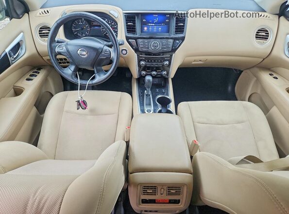 5N1DR2MMXKC584842 2019 NISSAN PATHFINDER Black Առջևի վահանակի տեսք