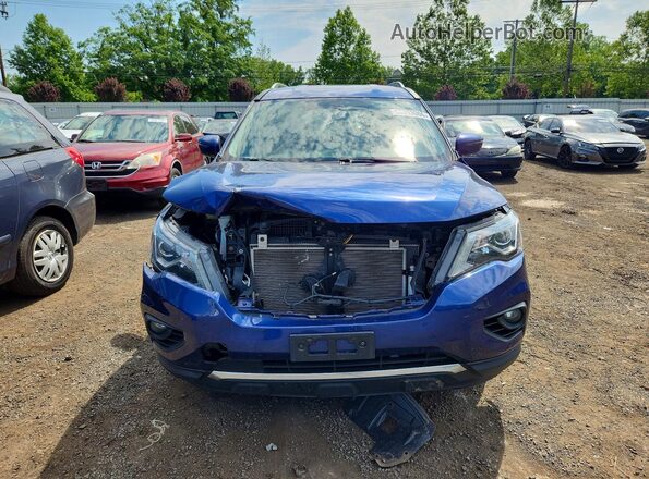 5N1DR2MMXKC592701 2019 NISSAN PATHFINDER Blue Вид спереду