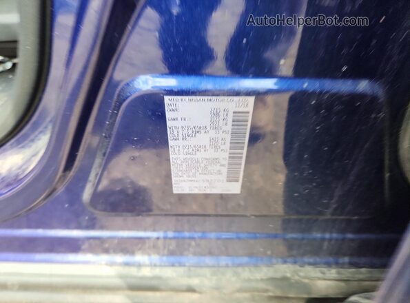 5N1DR2MMXKC592701 2019 NISSAN PATHFINDER Blue Вид підкапотного простору