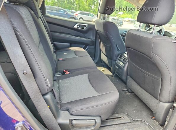 5N1DR2MMXKC592701 2019 NISSAN PATHFINDER Blue Вид задніх сидінь