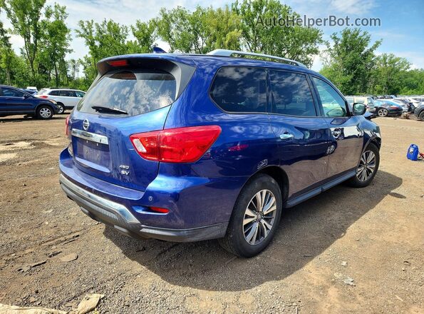 5N1DR2MMXKC592701 2019 NISSAN PATHFINDER Blue Задня права чверть