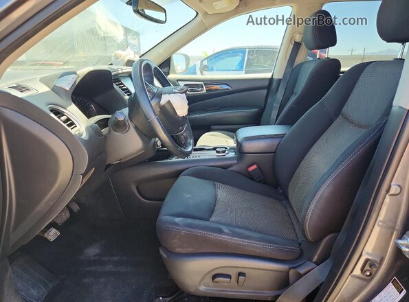 5N1DR2MMXKC598501 2019 NISSAN PATHFINDER Gray Vista interior delantera