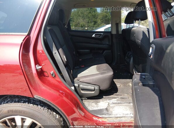 5N1DR2MMXKC615071 2019 NISSAN PATHFINDER Red Vista de la etiqueta del VIN