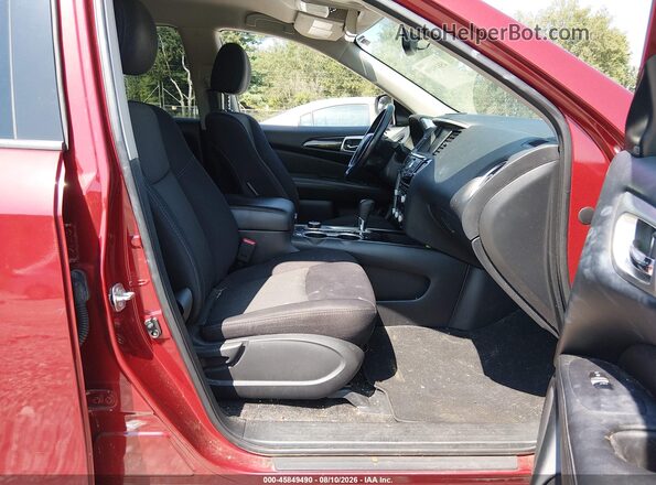 5N1DR2MMXKC615071 2019 NISSAN PATHFINDER Red Vista interior delantera