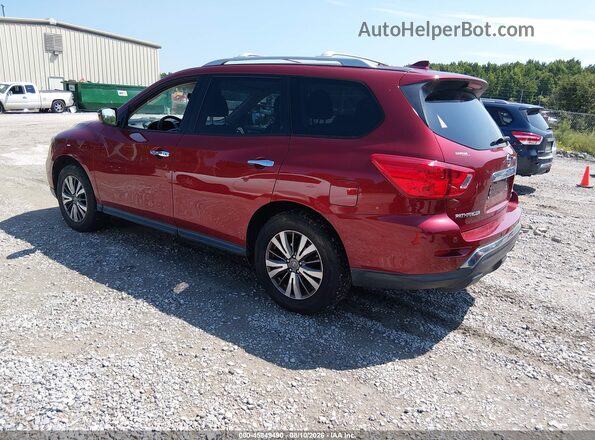 5N1DR2MMXKC615071 2019 NISSAN PATHFINDER Red Trasero izquierdo