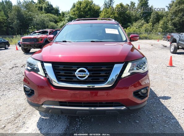 5N1DR2MMXKC615071 2019 NISSAN PATHFINDER Red Vista frontal