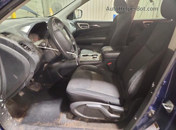 5N1DR2MMXKC632730 2019 NISSAN PATHFINDER Blue წინა სალონის ხედი