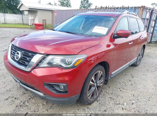 5N1DR2MN0HC910567 2017 NISSAN PATHFINDER Red Передня ліва чверть