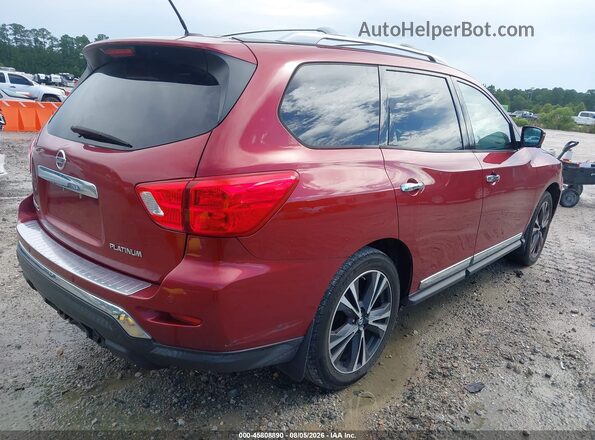 5N1DR2MN0HC910567 2017 NISSAN PATHFINDER Red Задня права чверть