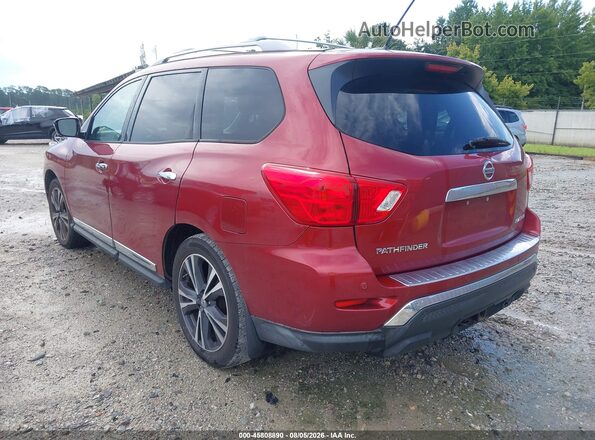 5N1DR2MN0HC910567 2017 NISSAN PATHFINDER Red Задня ліва чверть