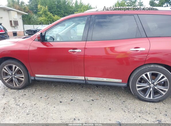 5N1DR2MN0HC910567 2017 NISSAN PATHFINDER Red Панорамний вид салону 360°