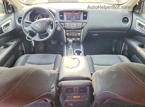 5N1DR2MN0JC636177 2018 NISSAN PATHFINDER Black Առջևի վահանակի տեսք