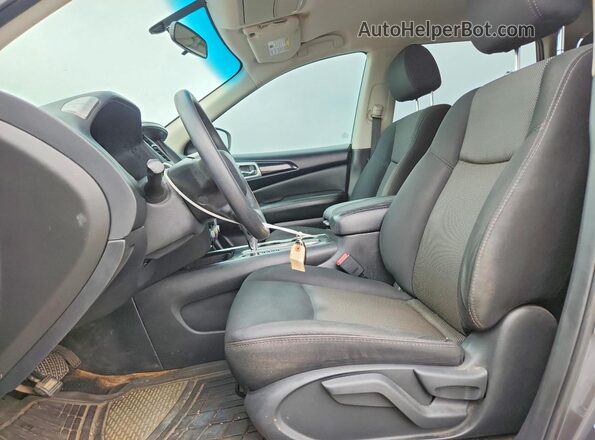 5N1DR2MN0JC655120 2018 NISSAN PATHFINDER Gray Вид салону спереду
