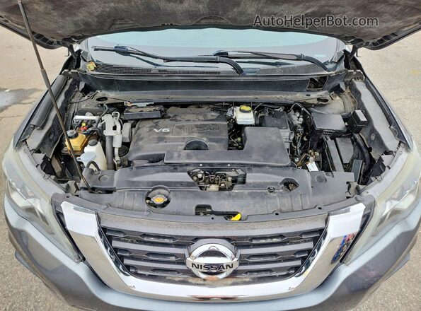 5N1DR2MN0JC655120 2018 NISSAN PATHFINDER Gray Вид підкапотного простору