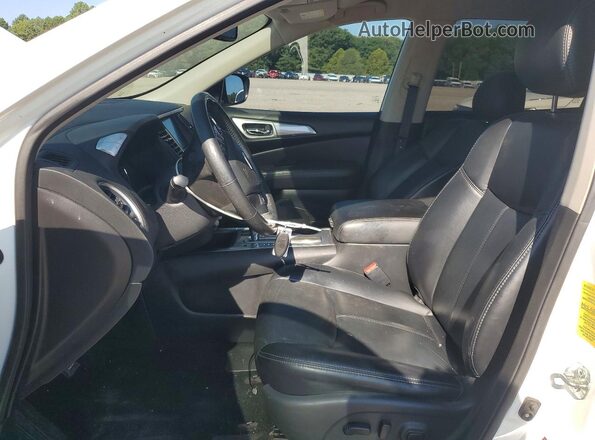 5N1DR2MN0KC596877 2019 NISSAN PATHFINDER White Вид салону спереду