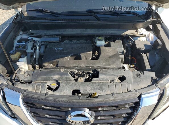 5N1DR2MN0KC596877 2019 NISSAN PATHFINDER White Вид підкапотного простору
