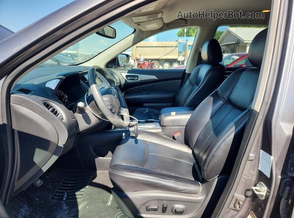 5N1DR2MN0KC604539 2019 NISSAN PATHFINDER Gray წინა სალონის ხედი