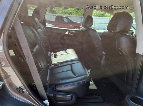 5N1DR2MN0KC604539 2019 NISSAN PATHFINDER Gray უკანა სალონის ხედი