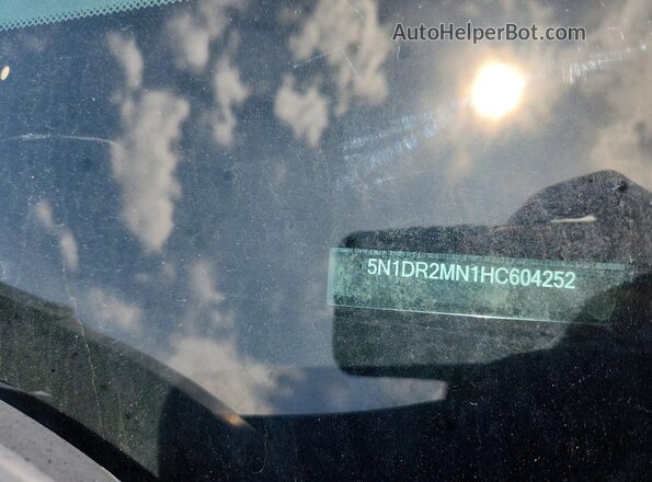 5N1DR2MN1HC604252 2017 NISSAN PATHFINDER Black Панорамний вид салону 360°