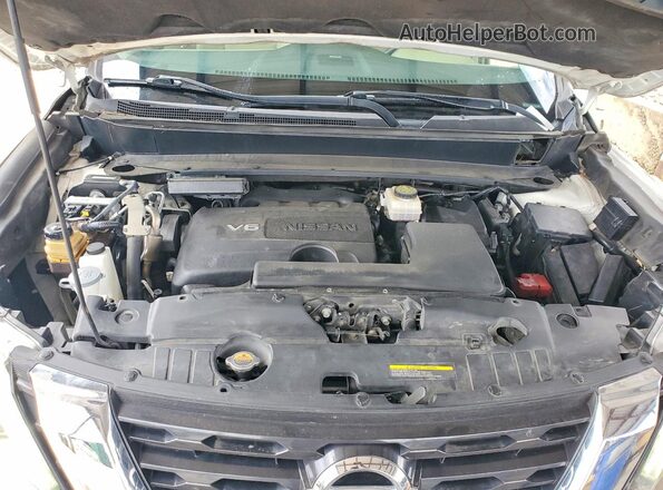 5N1DR2MN1HC625618 2017 NISSAN PATHFINDER White უკანა სალონის ხედი