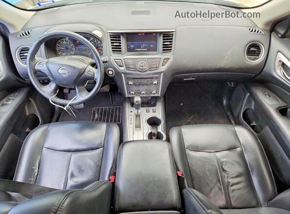 5N1DR2MN1HC629345 2017 NISSAN PATHFINDER White წინა პანელის ხედი