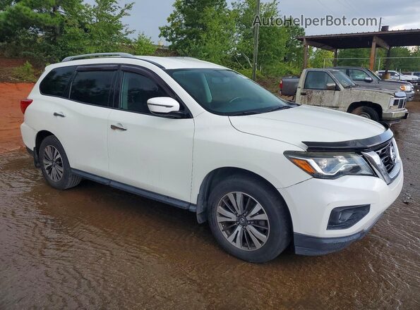 5N1DR2MN1HC653466 2017 NISSAN PATHFINDER Белый Передняя правая четверть