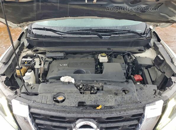 5N1DR2MN1HC653466 2017 NISSAN PATHFINDER Белый Вид подкапотного пространства