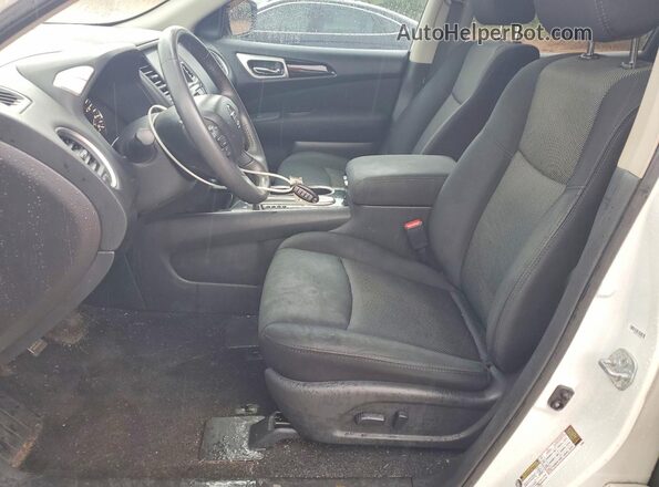 5N1DR2MN1HC653466 2017 NISSAN PATHFINDER Белый Вид салона спереди