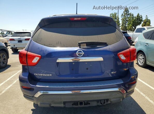 5N1DR2MN1HC666685 2017 NISSAN PATHFINDER Синий Вид сзади